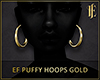 EF Puffy Hoops Gold