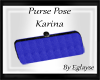 purse pose karina blue 