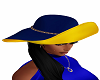 Royal Blue & Gold Hat