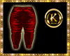 Metalic red  leather 