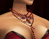 Zing. pearl necklace red