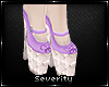 *S Lolita Shoes Purple