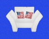 Wht/Linen Chair/Pillows