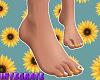 Sunflower Toes Bare Feet