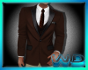(W) Dark Brown 3pc Suit
