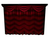 animated curtain red