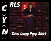 RLS Diva Long Purp Skirt