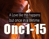 once in lifetime love