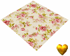 Flowery table cloth