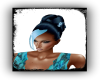 angel black blue hair