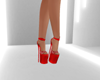 {F} Red Diamond Heels