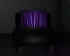 black+purple chair