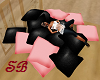 SB* Black/Pink Pillows