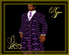RT Purple Leaf 3-pc suit