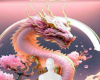 Dragon glass background
