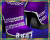 Leather Purple Boot