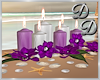 Beach Candles- Purple