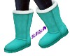 Teal Winter boots