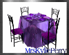 Purple Party Table
