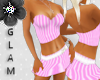 *G* Pink Stripes 2 Piece