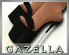 G* Black Fur Heels