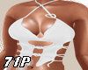 white heart top