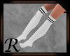 RL Kneesock White/Black