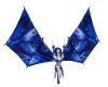 CobaltBlue Vampire Wings