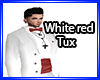 White & Red Tux