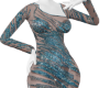 Glittering Art Blue