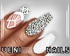 White Hottie Nails ♥