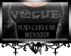 Vogue; Dead girls are...