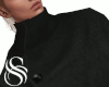 S&S Bk trench coat large