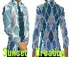 Blue Jeweled 3piece suit