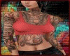 👊 Top Red + Tattoos