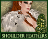 Shoulder Feathers White