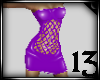 13 Latex FishNet Purple