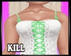White Green Corset RLL