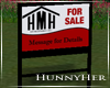H.  For Sale Sign