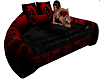 Red Rose Sleeper Sofa