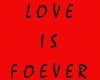 LOVE IS FOREVER