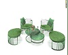 green couches