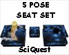 Celestial 5p Seat Set