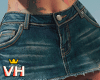 F Denim Skirt RIpped 1/3
