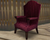 antique velvet chair