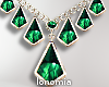 ❥| Emerald Necklace