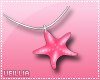 Pink Starfish Necklace