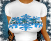 Snowflake Bae Blue Top