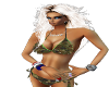 Dark Green Camo Bikini