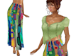 TF Abstract Modest Skirt